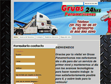 Tablet Screenshot of logisticaygruaspanamericanas.com